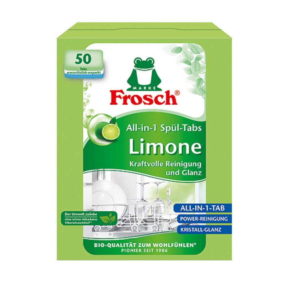 Frosch Erdalrex Tabletki do zmywarki Alles in 1 Limonen 50 sztuk