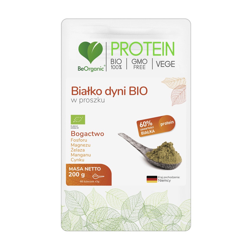 ECOBLIK (herbatki, kawy) Białko dyni w proszku bezglutenowe bio 200 g - ecoblik BP-5903242581489