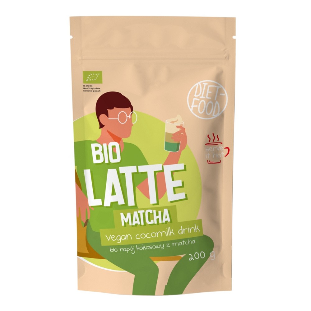 Diet-Food Bio Latte Matcha 200 g
