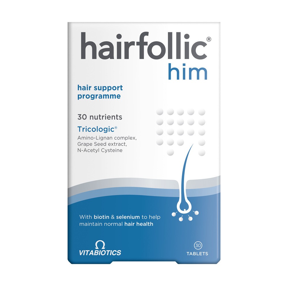 VITABIOTICS HAIRFOLLIC HIM 30 TABLETEK
