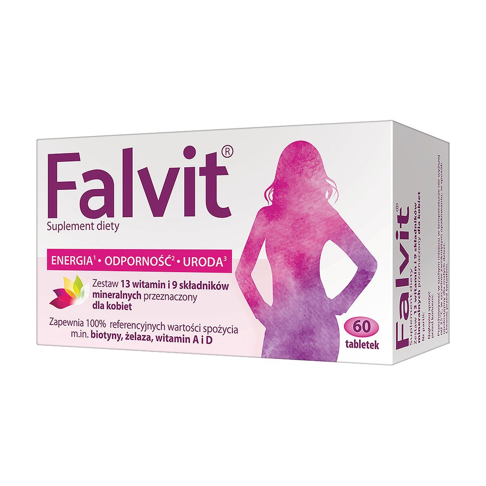 Jelfa S.A. Falvit witaminy dla kobiet, 60 tabl.