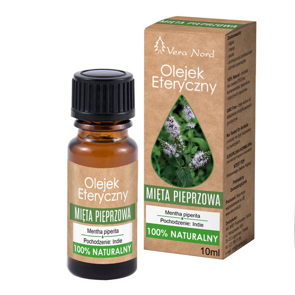 VERA NORD VERA NORD MIĘTA PIEPRZOWA OLEJEK 100% 10ML