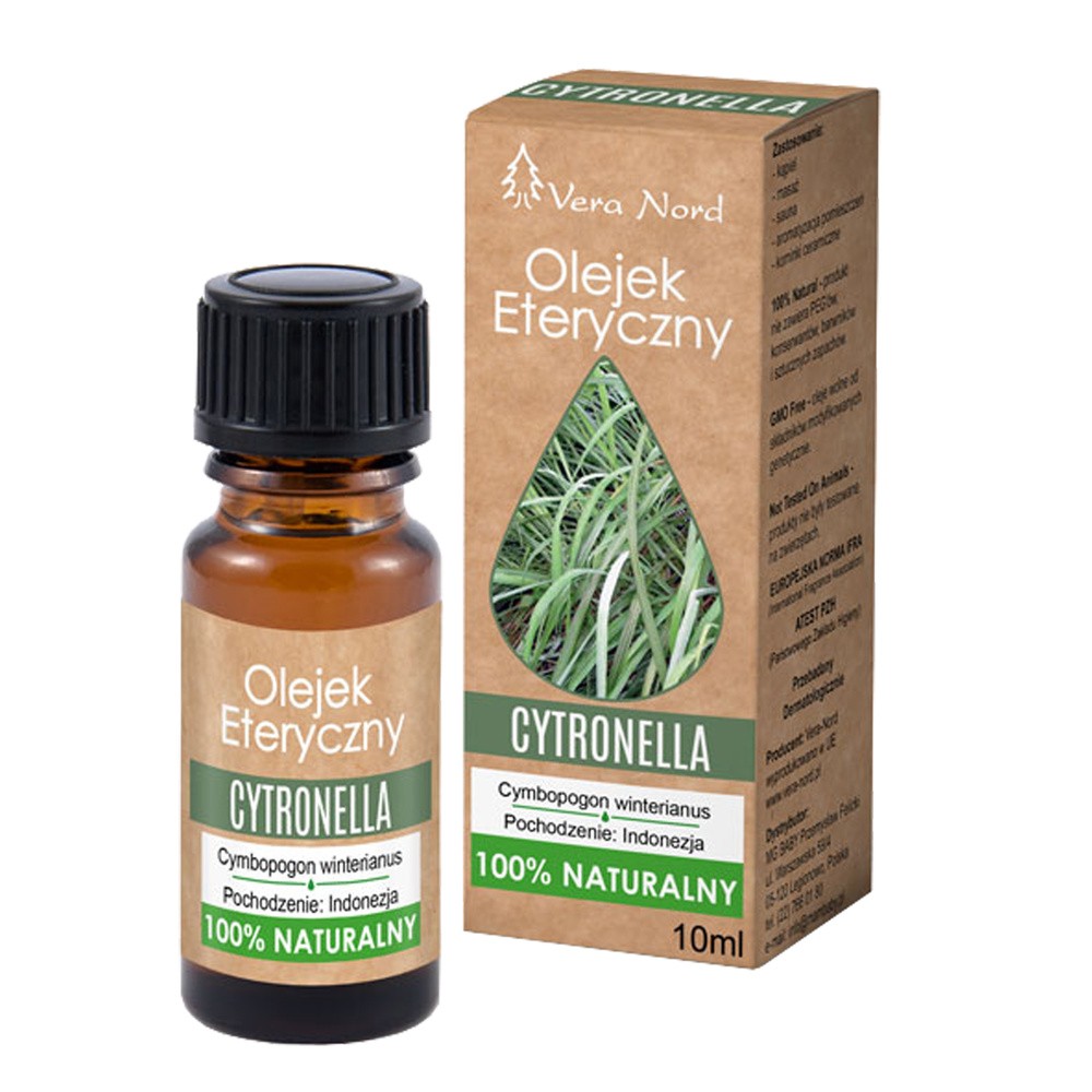 VERA NORD VERA NORD CYTRONELLA OLEJEK ETETERCZNY 100% 10ML
