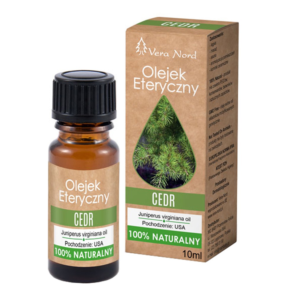 VERA NORD VERA NORD CEDR OLEJEK ETERYCZNY 100%  10ML