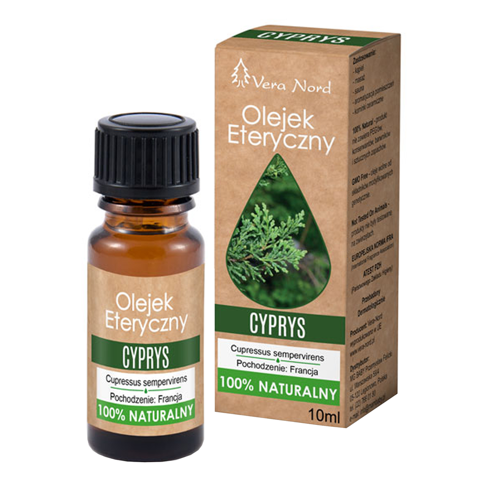 VERA NORD VERA NORD CYPRYS OLEJEK ETETERYCZNY 100% 10ML