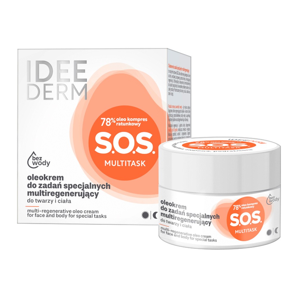 Idee Derm S.O.S., multiregenerujący oleokrem do zadań specjalnych, 50 ml