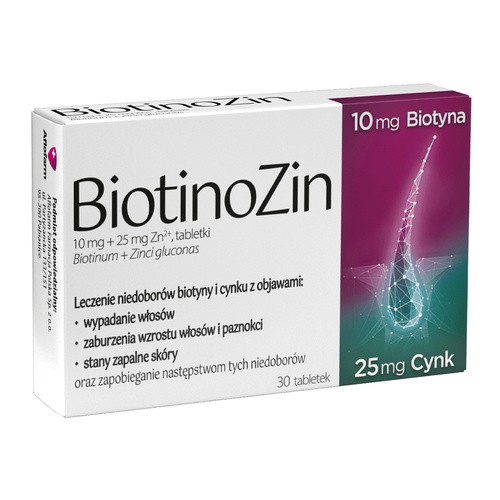 AFLOFARM BiotinoZin, 30 tabletek