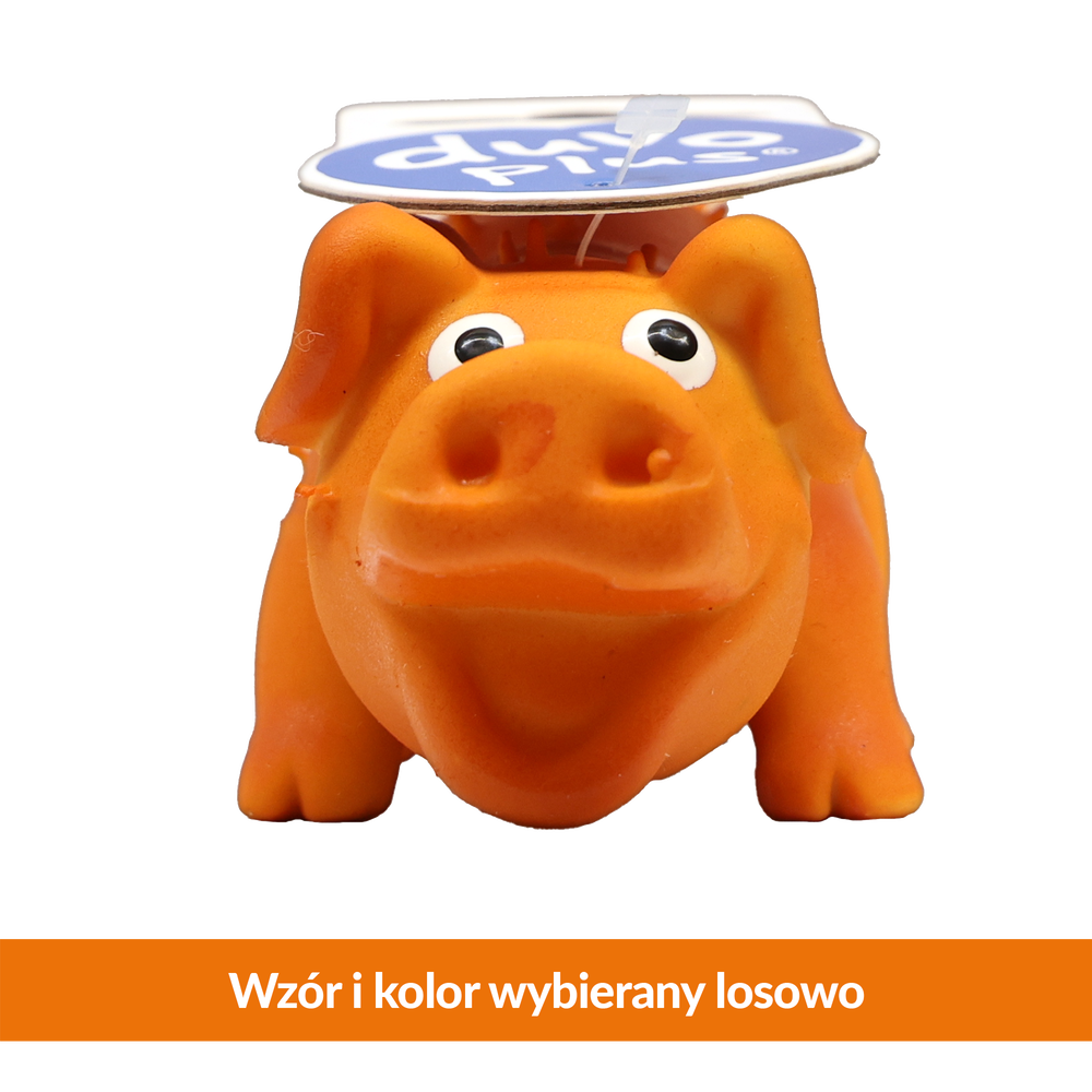 Duvo+ DUVO+ Zabawka Lateksowa Mała ŚWINKA 10cm OF-A-VAT014260