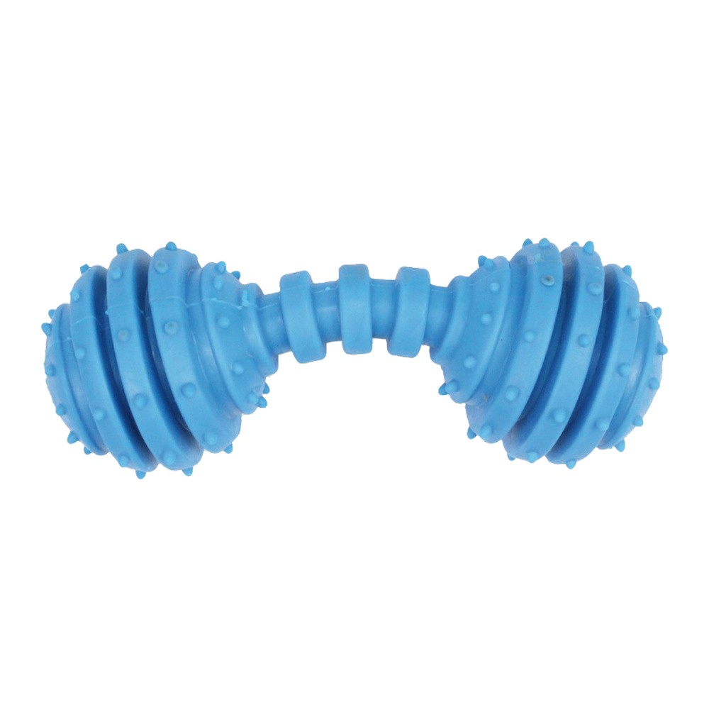 PET NOVA Pet Nova Hantel dentystyczny DumbBell z miętą niebieski 12cm PPTN016