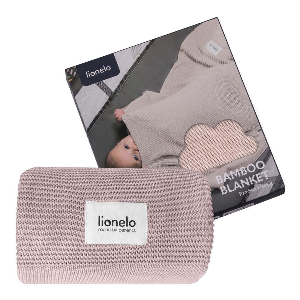 Lionelo Kocyk Bambusowy Bamboo Blanket Pink