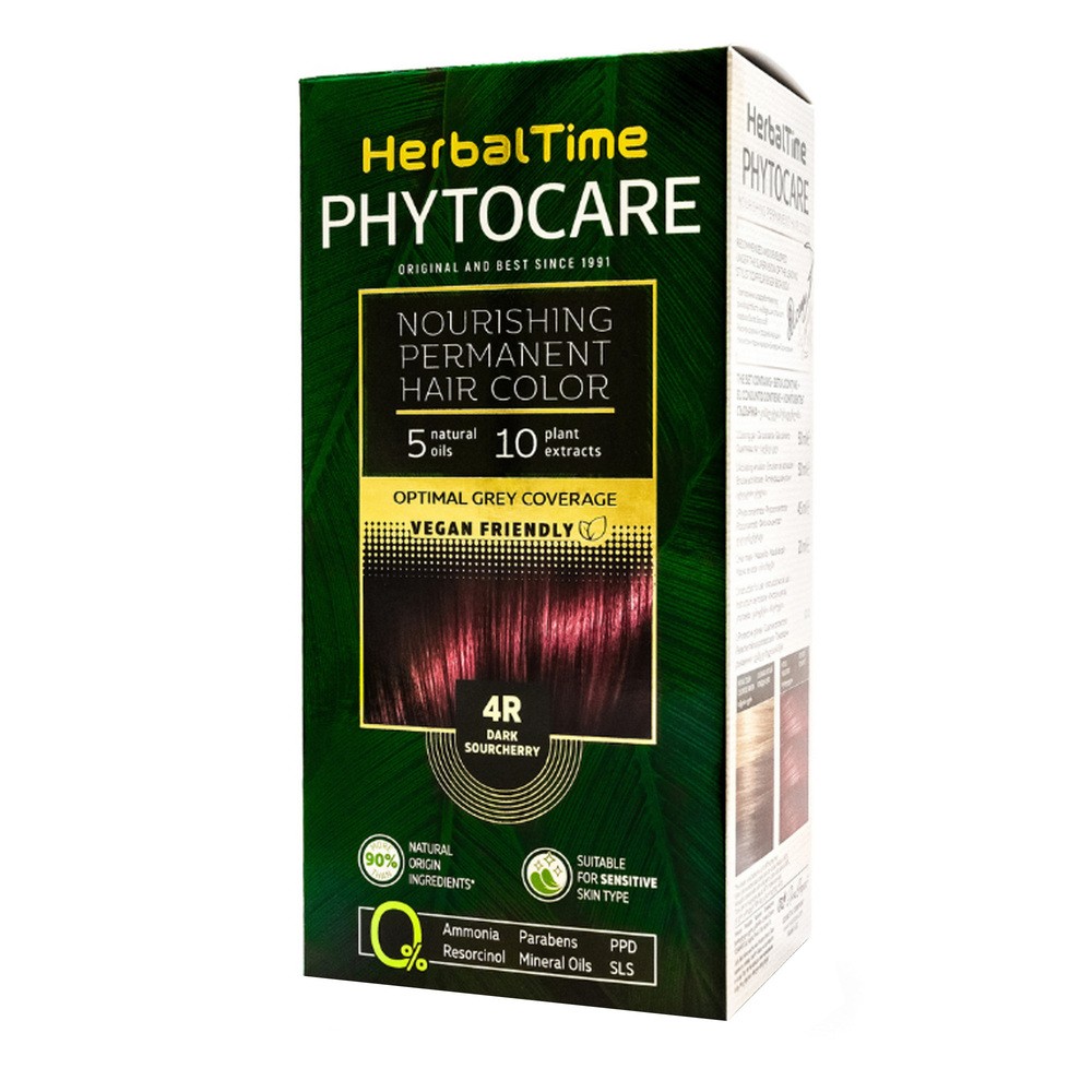 Herbal Time Naturalna Farba 4R DARK SOURCHERRY 130 ml