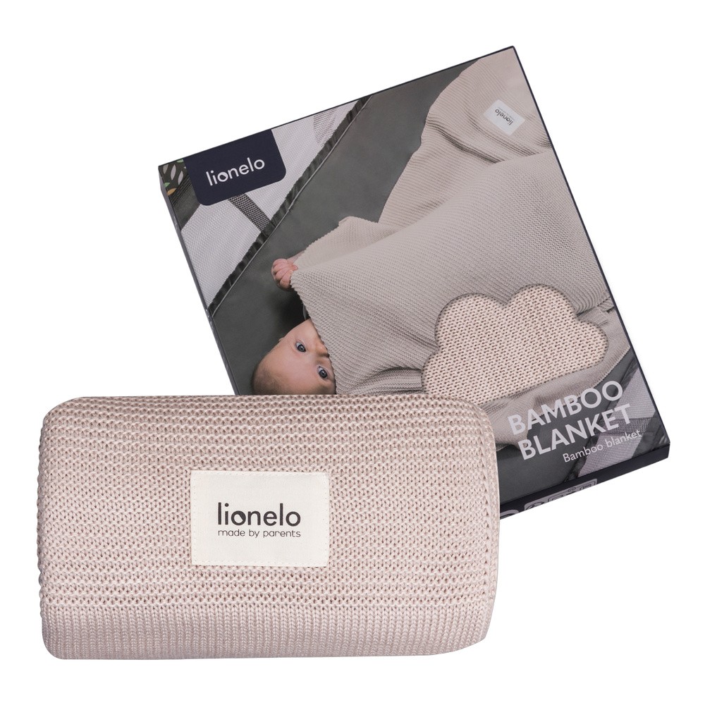 Lionelo Kocyk Babmusowy Blanket Beige Sand