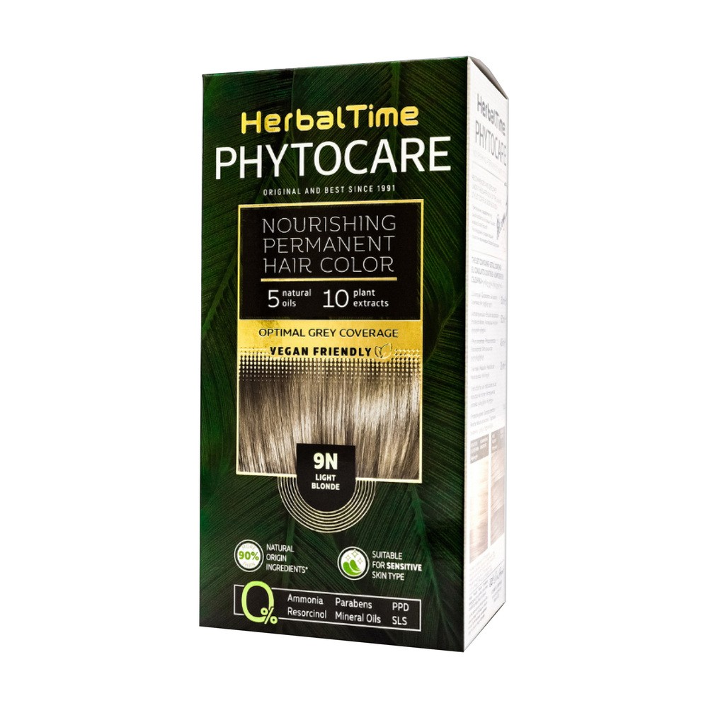 ENERGY OF VITAMINS HERBAL TIME Phytocare Farba do włosów naturalna 9N Light Blonde