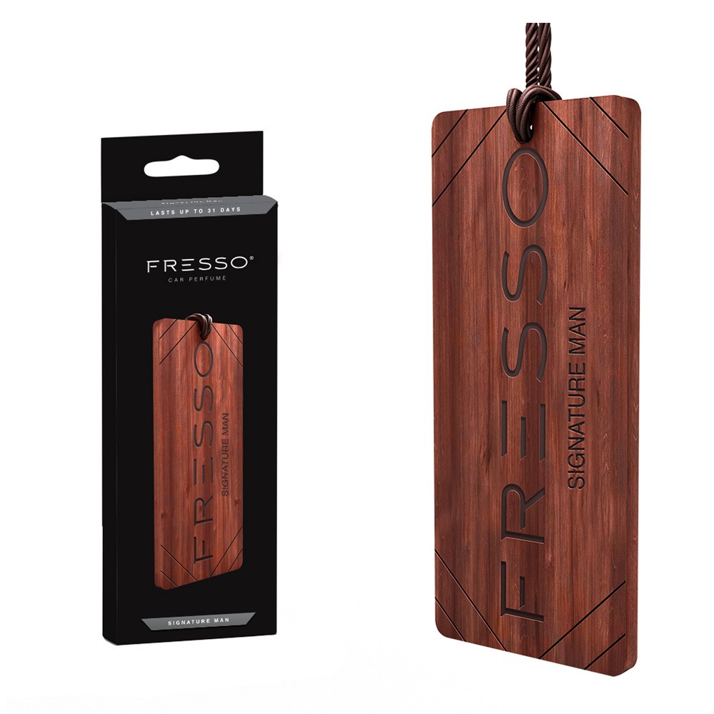 Zawieszka Drewniana zapachowa Signature Man