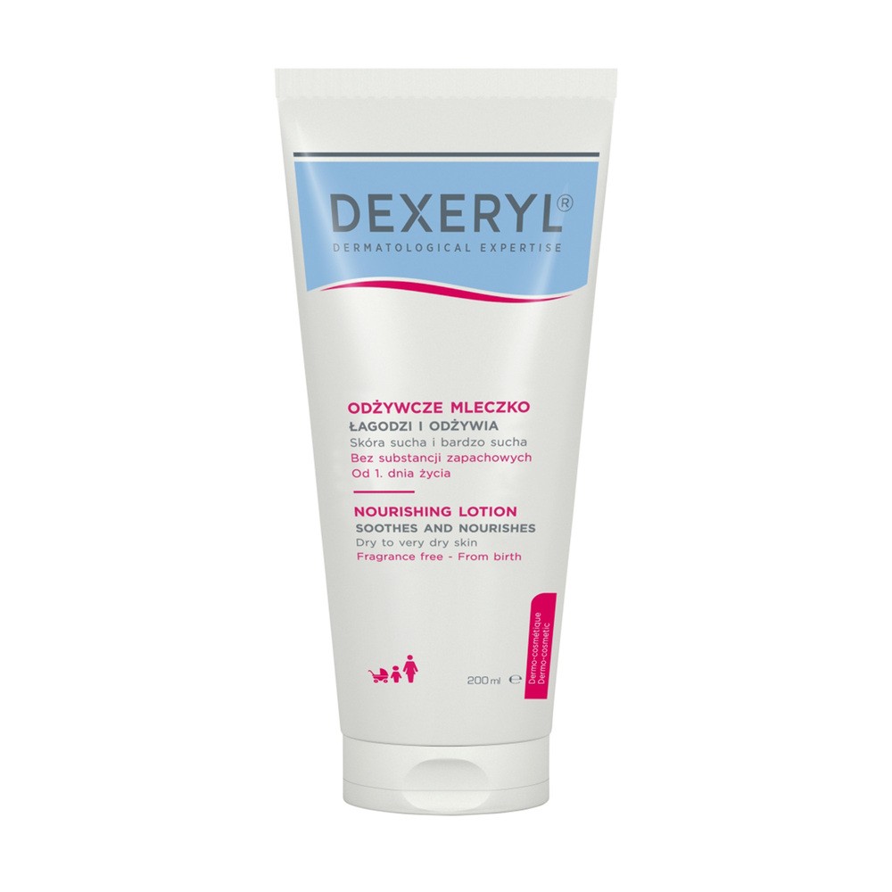 Dexeryl, odżywcze mleczko do ciała, 200 ml