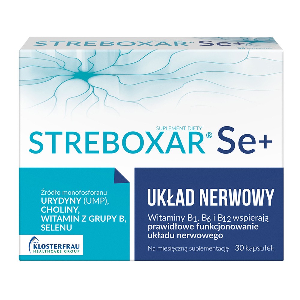 Streboxar Se+, 30 kapsułek