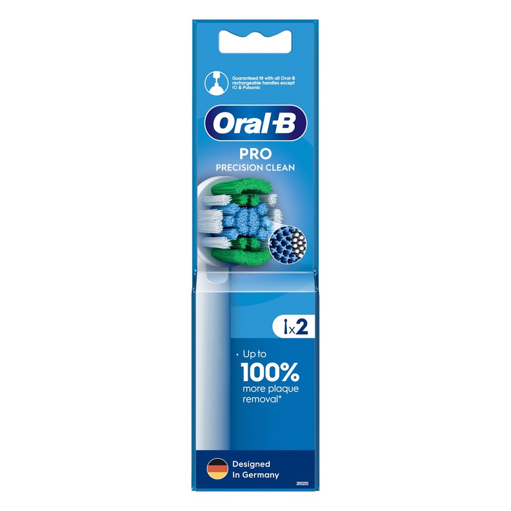 ORAL-B EB20RX-2 PrecisionClean Biały 2 szt.