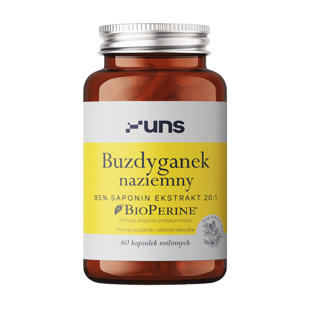 UNS Buzdyganek Naziemny 95% Saponin 1000mg 60vegcaps