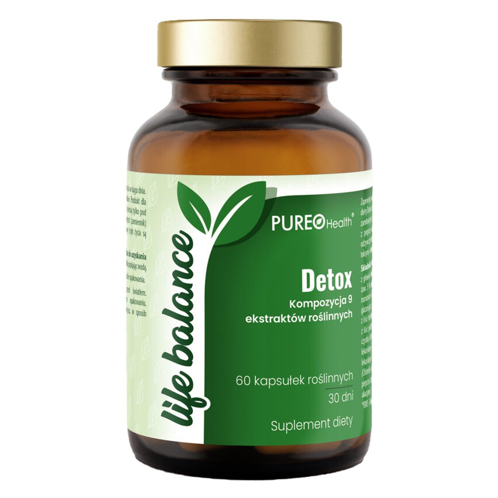 Pureo Health Life Balance Detox, 60 kapsułek