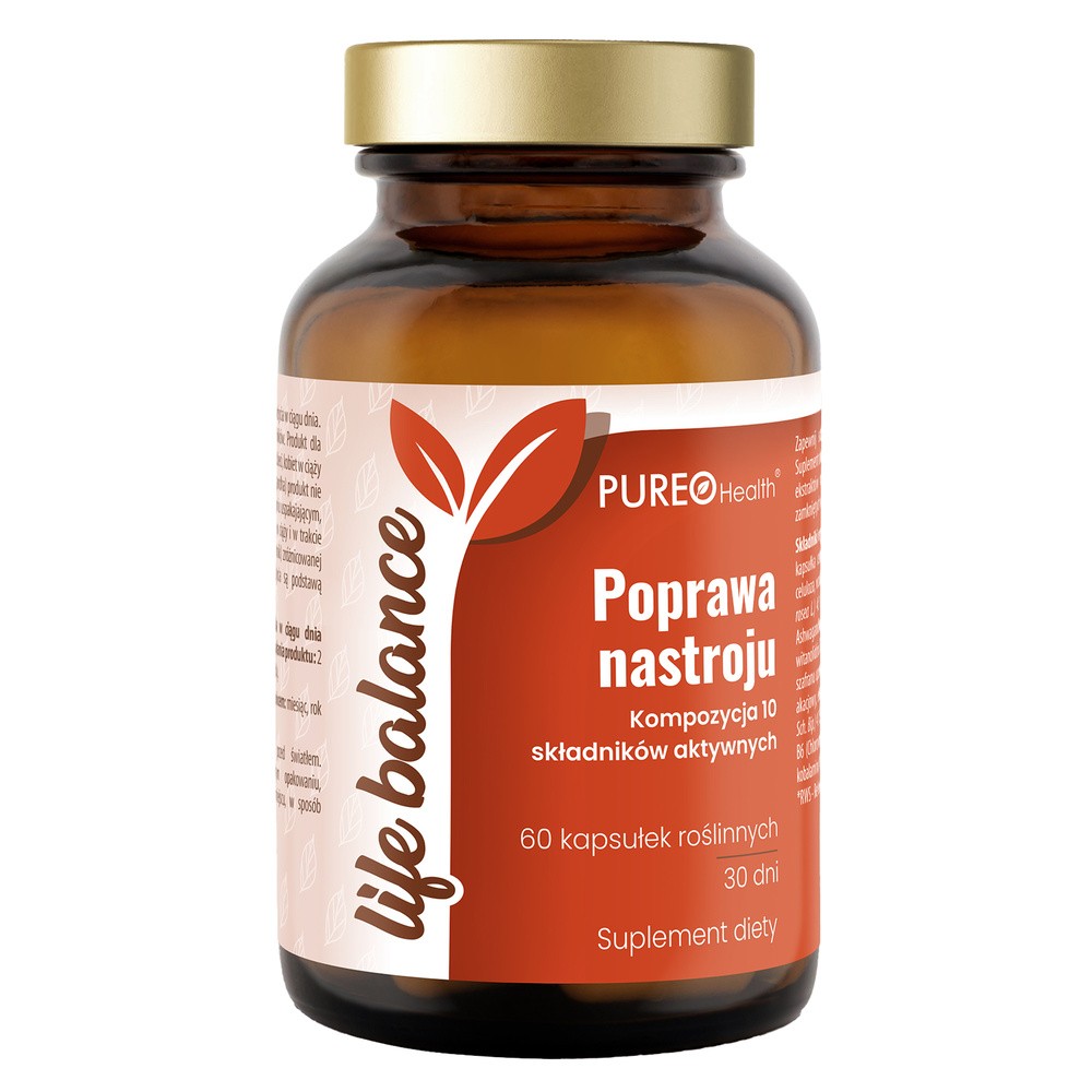 Pureo Health Life Balance Poprawa Nastroju, 60 kapsułek