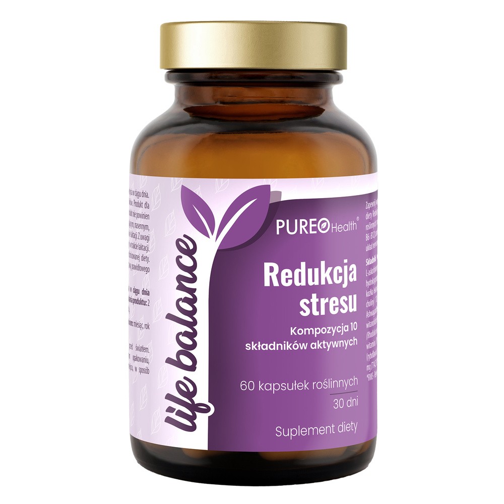 Pureo Health Life Balance Redukcja Stresu, 60 kapsułek