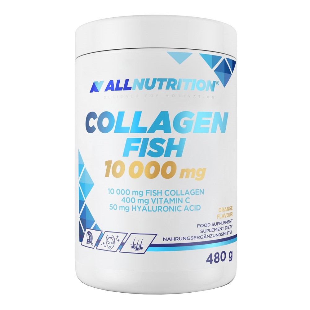 Allnutrition Collagen Fish 10 000 mg Mango, Kolagen rybi w proszku