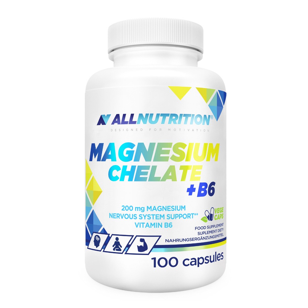 Allnutrition Magnesium Chelate + B6, kapsułki