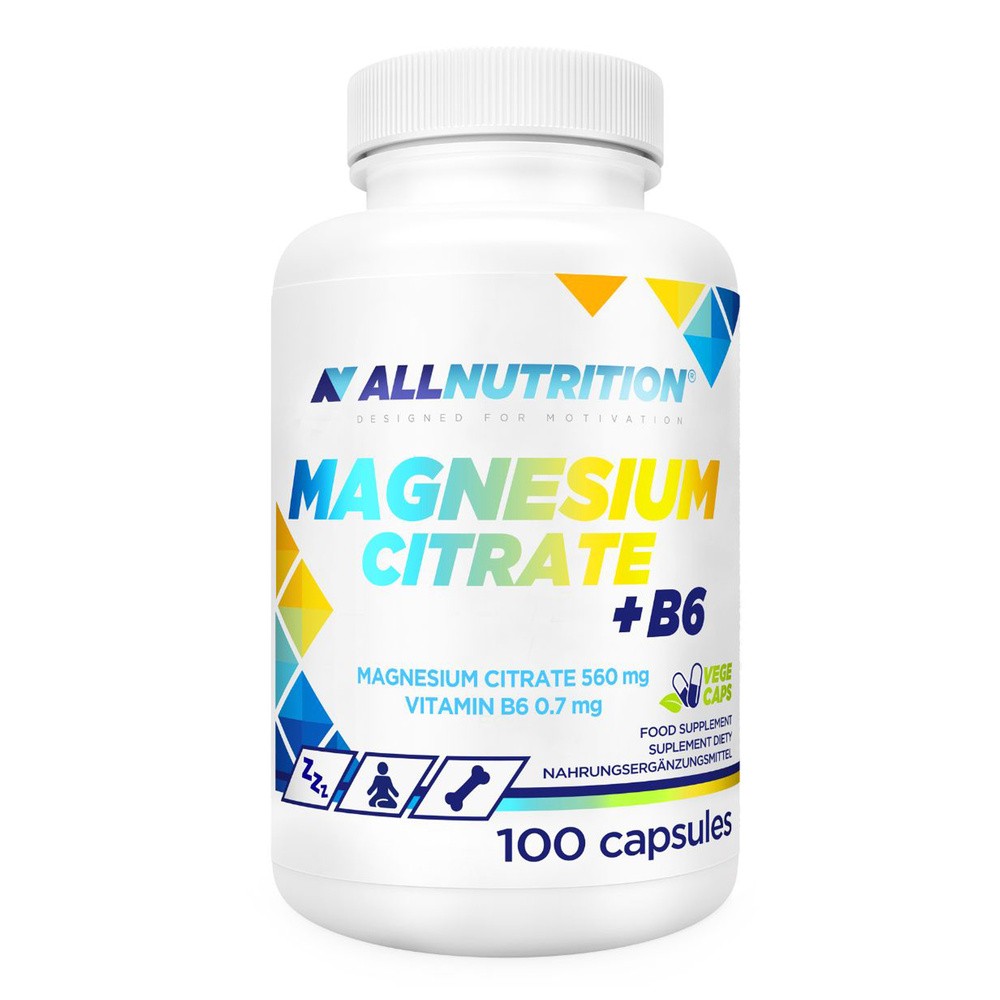 Allnutrition Magnesium Citrate + B6, kapsułki