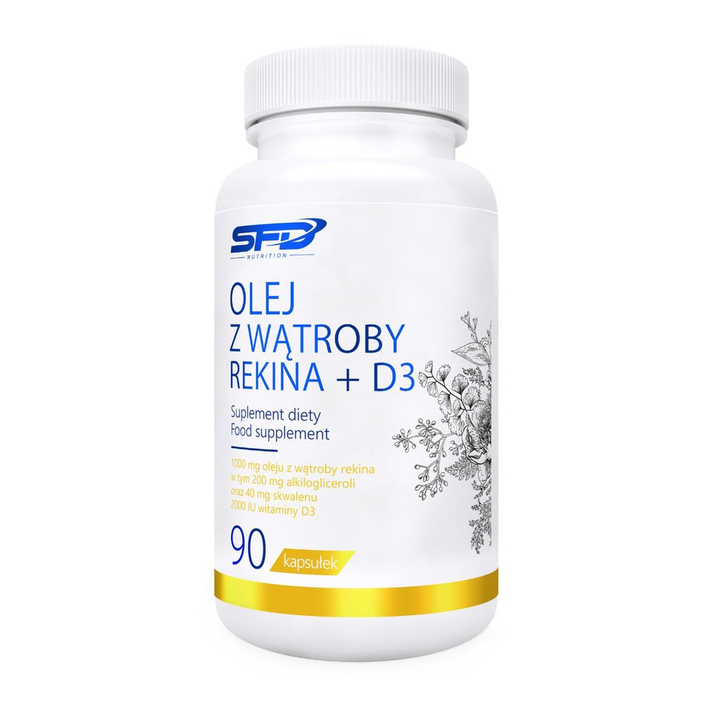 SFD Olej z wątroby rekina + D3, kapsułki