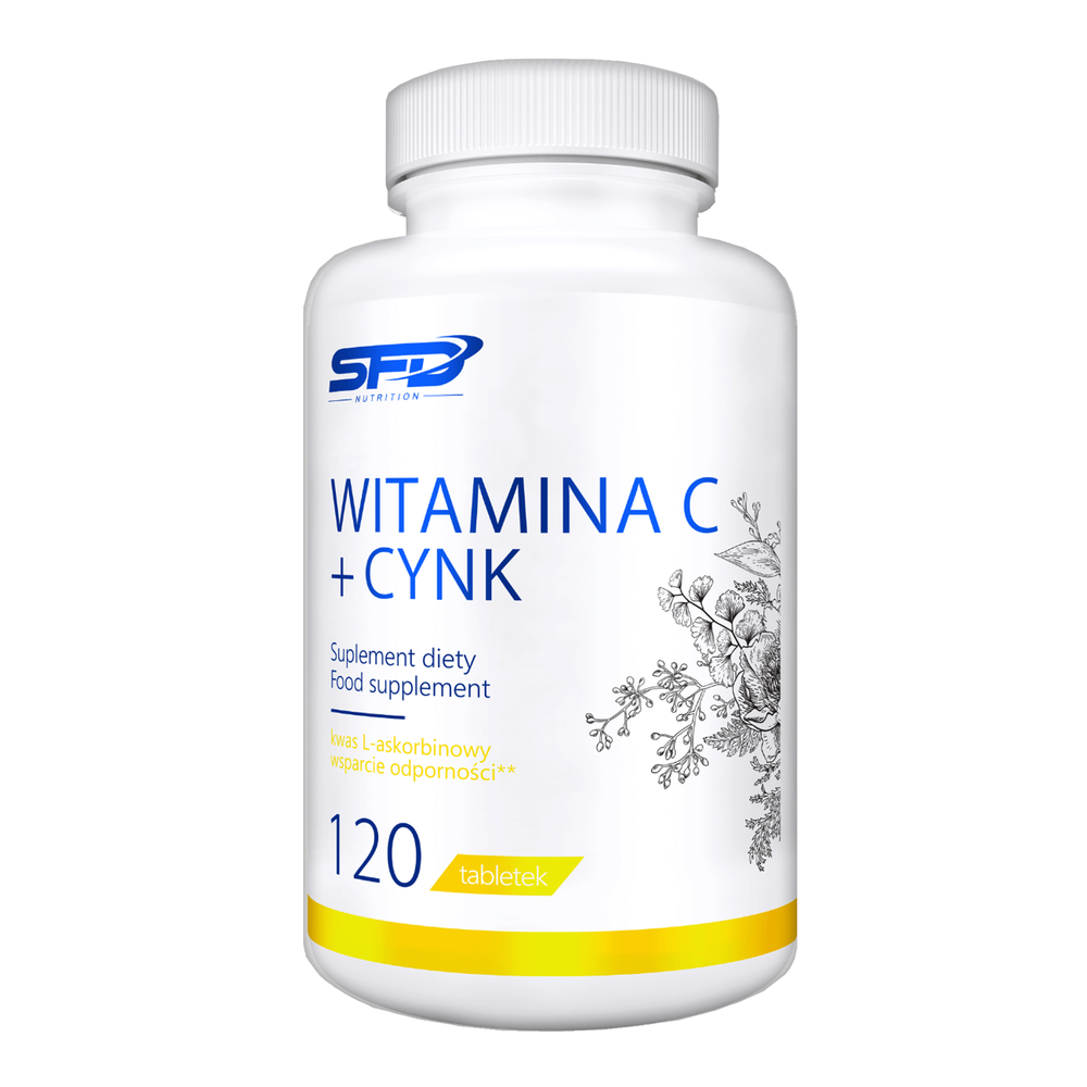SFD Witamina C + Cynk, 120 tabletek