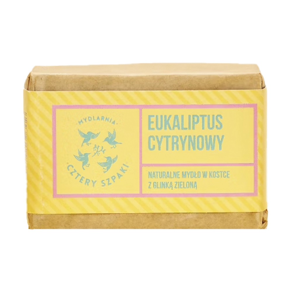 Mydlarnia Cztery Szpaki - Eukaliptus Cytrynowy Naturalne Mydło w kostce 110 g