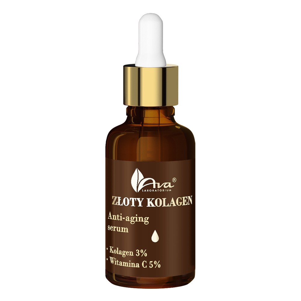 AVA LABORATORIUM Złoty Kolagen Serum Do Twarzy 30ml