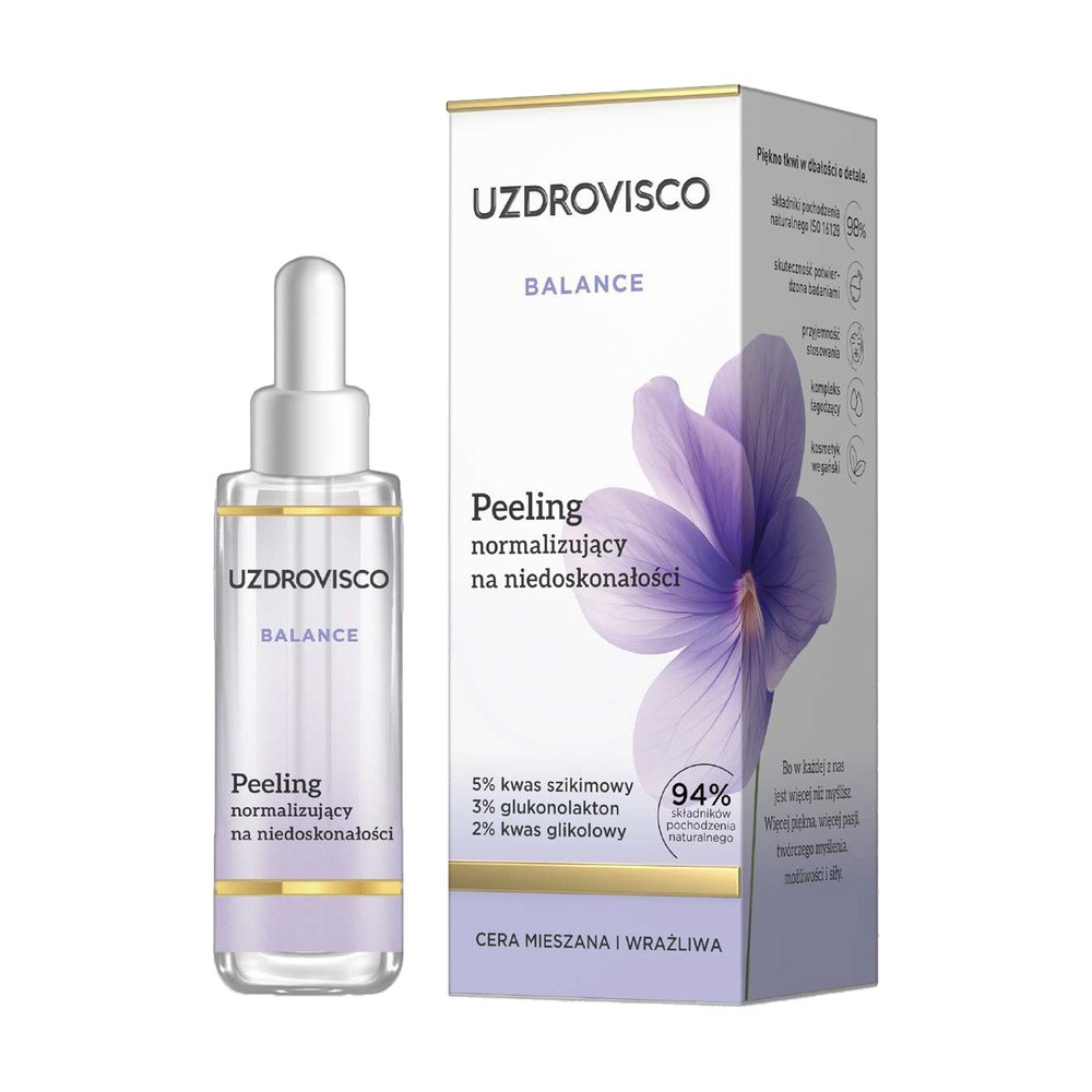 Uzdrovisco Balance Peeling normalizujący na niedoskonałości