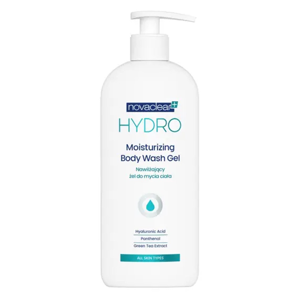 Novaclear Hydro, żel nawilżający do mycia ciała, 500 ml