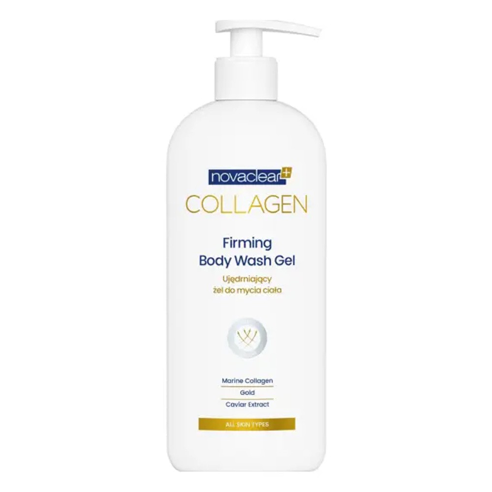 Novaclear Collagen, żel ujędrniający do mycia ciała, 500 ml