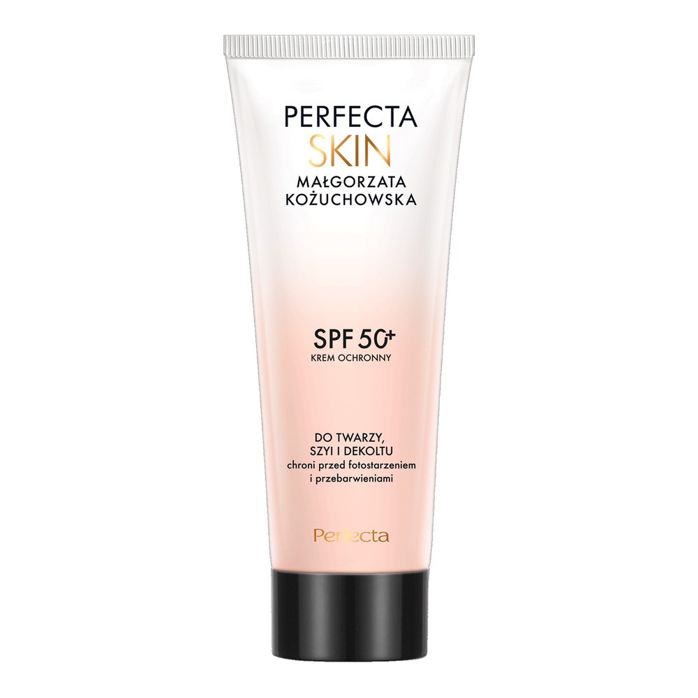 Perfecta Skin Małgorzata Kożuchowska krem ochronny SPF 50+ do twarzy, szyi i dekoltu