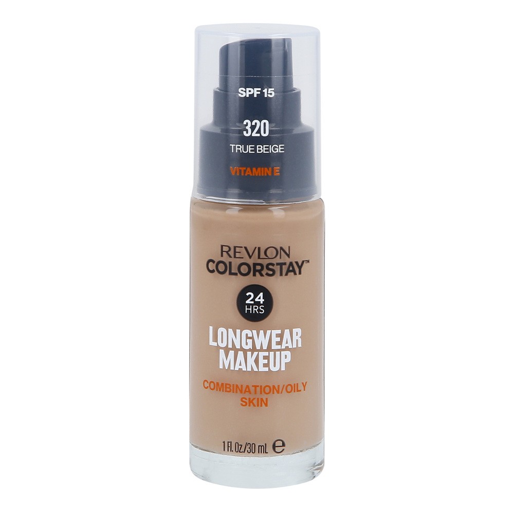 Revlon Colorstay Softflex 24Hrs Podkład Z POMPKĄ do cery tłustej i mieszanej 320 True Beige 309974700108