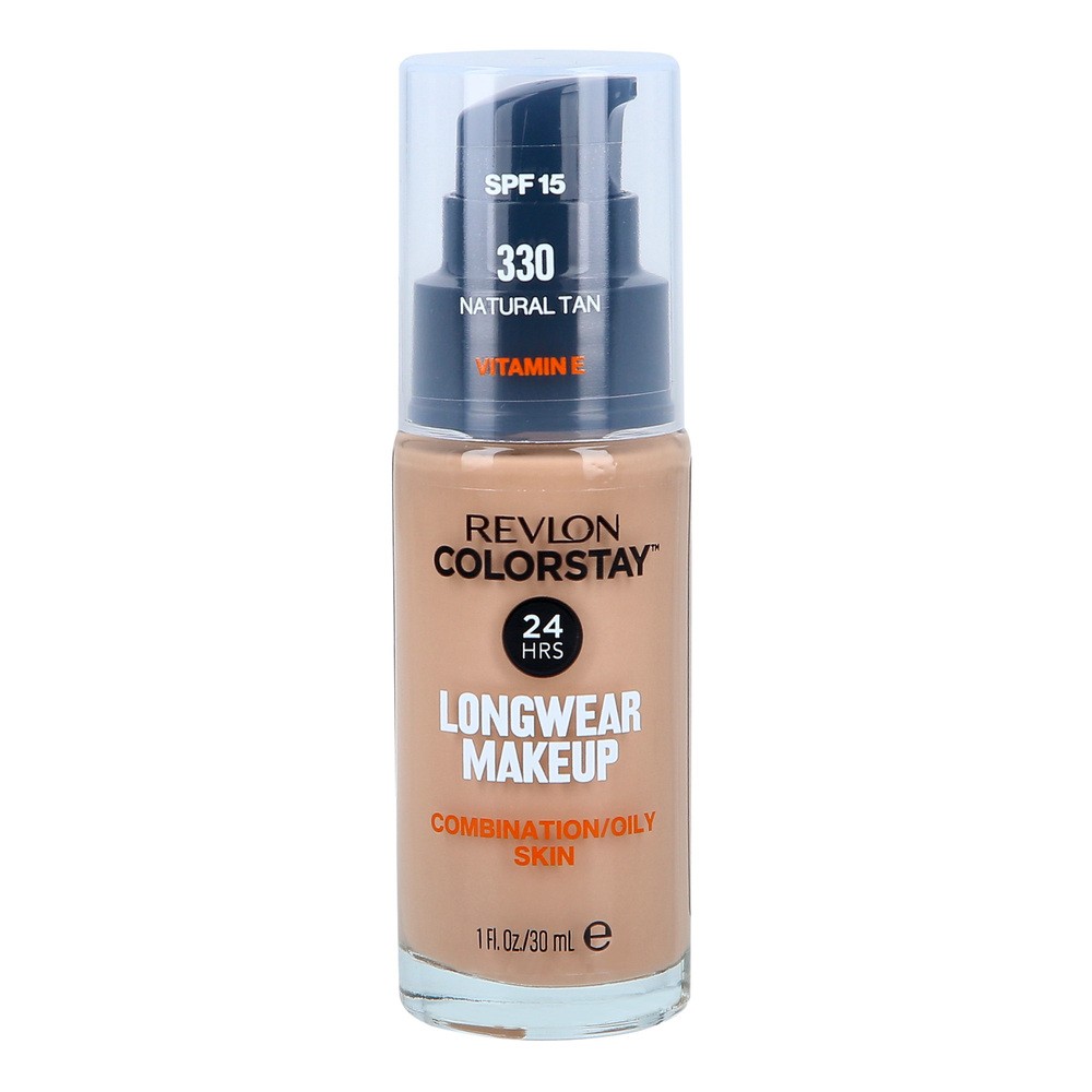 Revlon Colorstay Cera Mieszana/Tłusta podkład 330 Natural Tan 30ml z pompką)