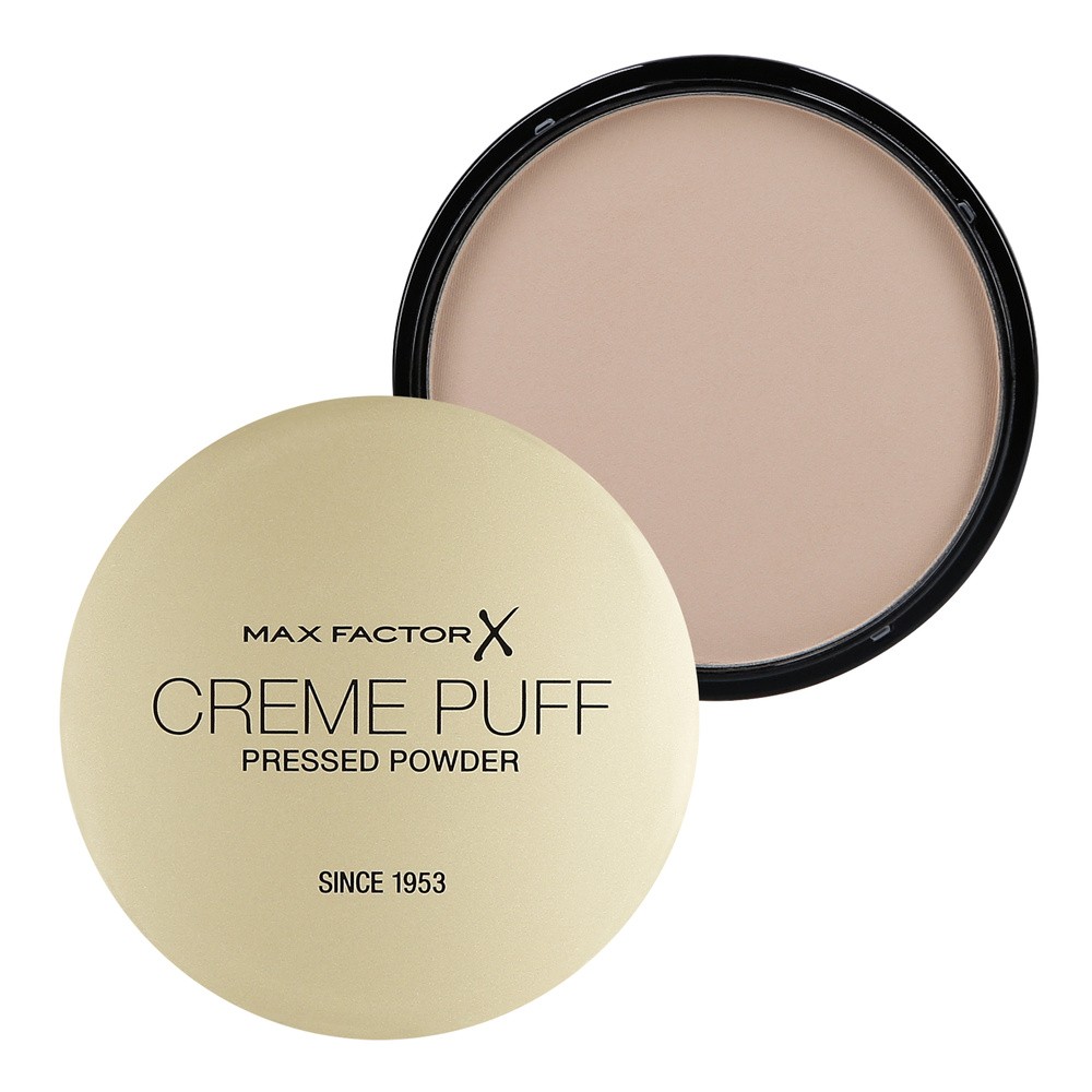 Max Factor X Creme Puff Pressed Powder Puder 41 Medium Beige 14 g