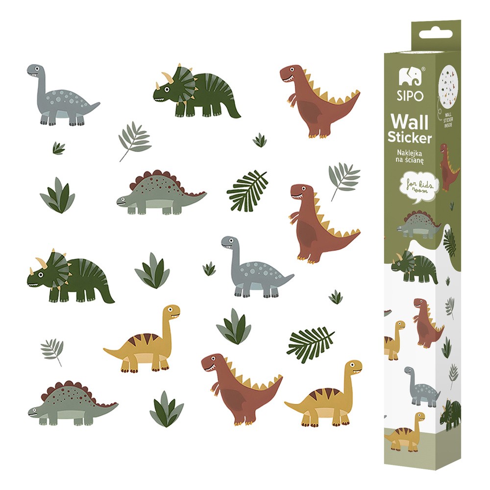 Naklejki na ścianę SIPO Mini Dinozaury WS63051