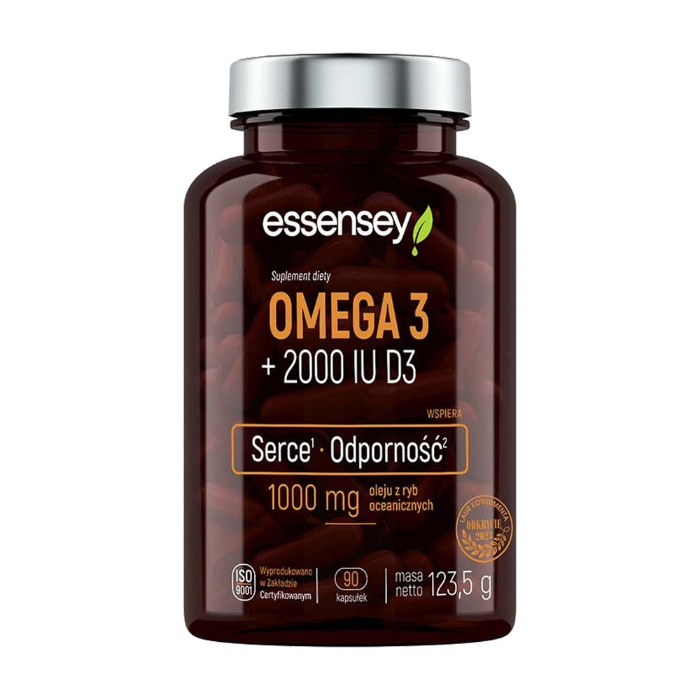 Essensey Omega + D3 2000 Serce Odporność