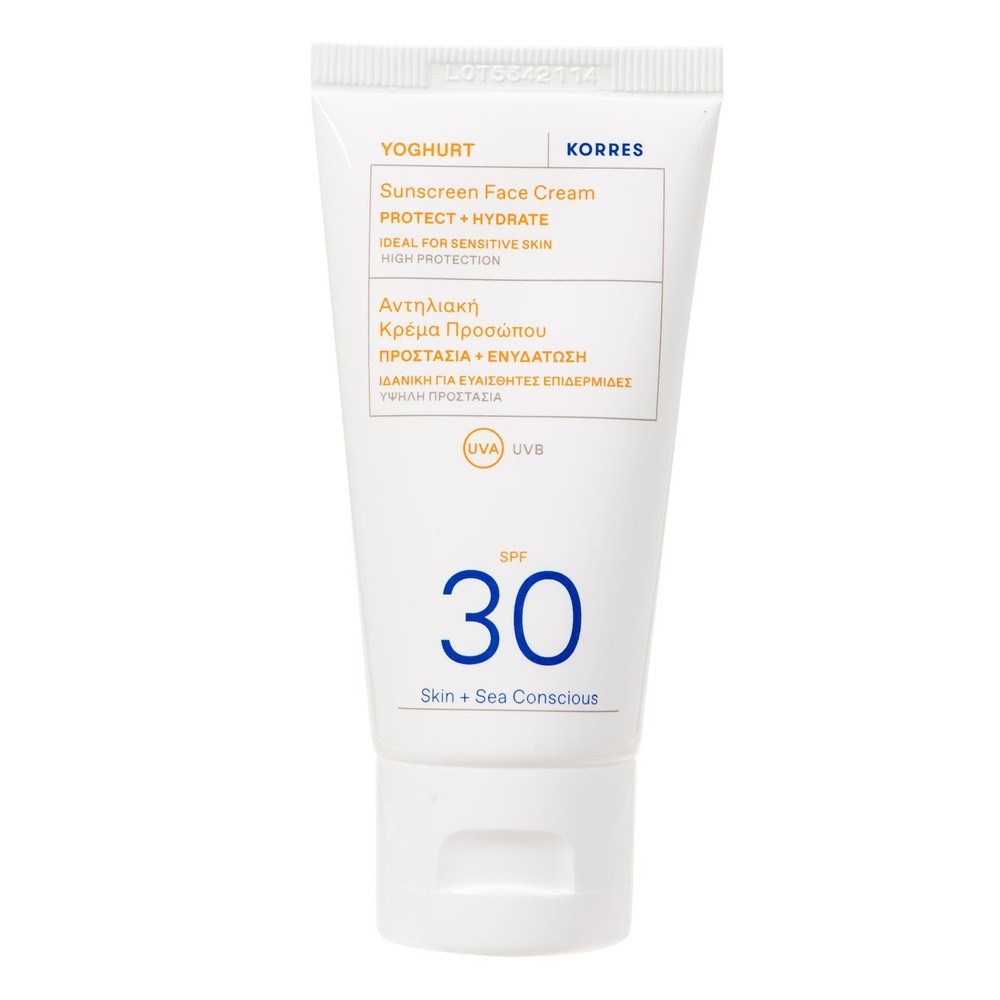 Korres Yoghurt krem ochonny do twarzy SPF30, 50ml