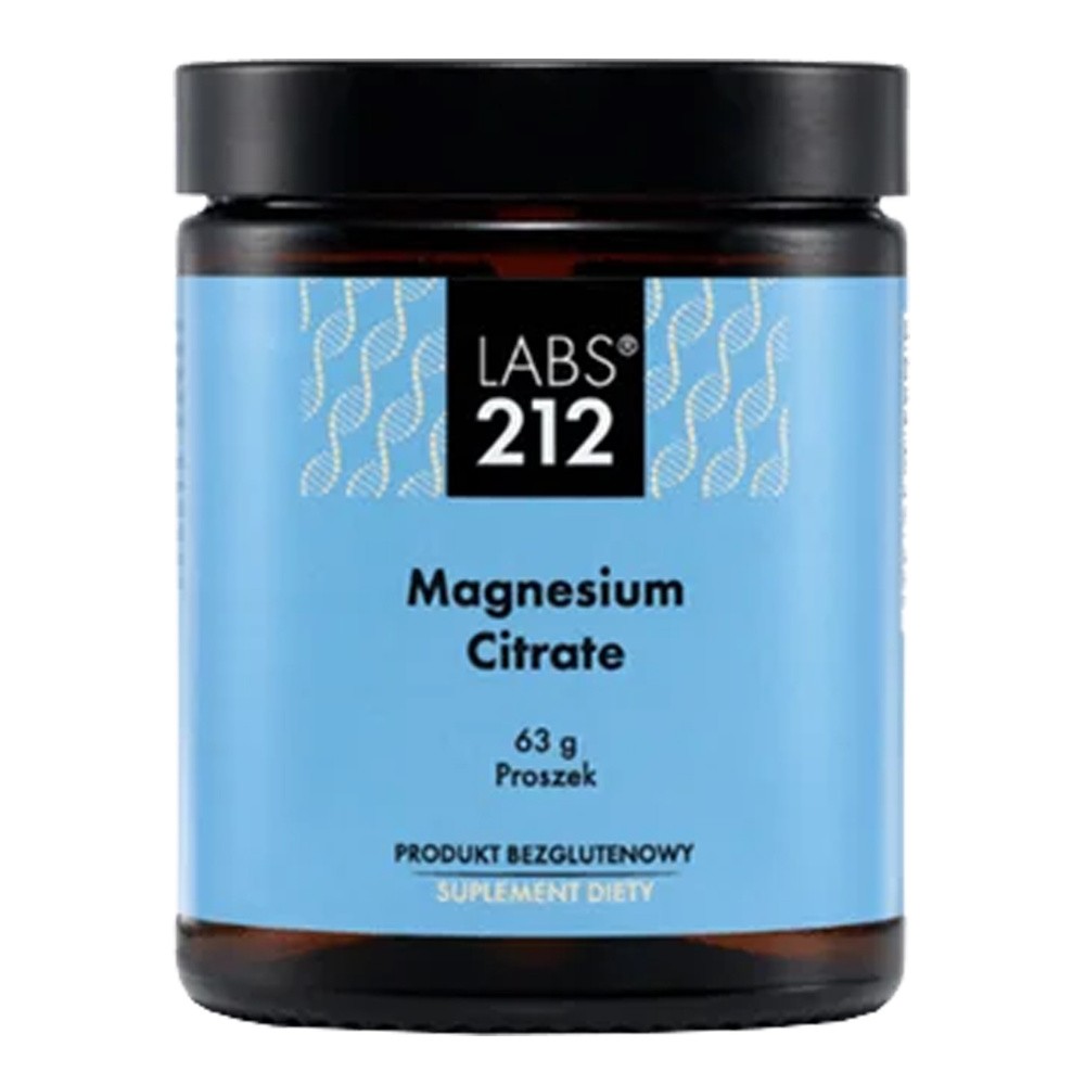 LABS212 LABS212 Magnesium citrate (Cytrynian magnezu) 63g