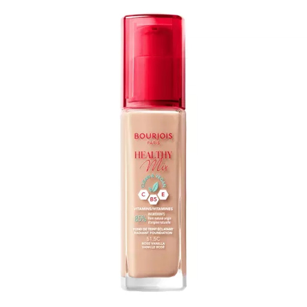 BOURJOIS Paris Healthy Mix Clean & Vegan Radiant Foundation podkład 30 ml dla kobiet 51,5C Rose Vanilla