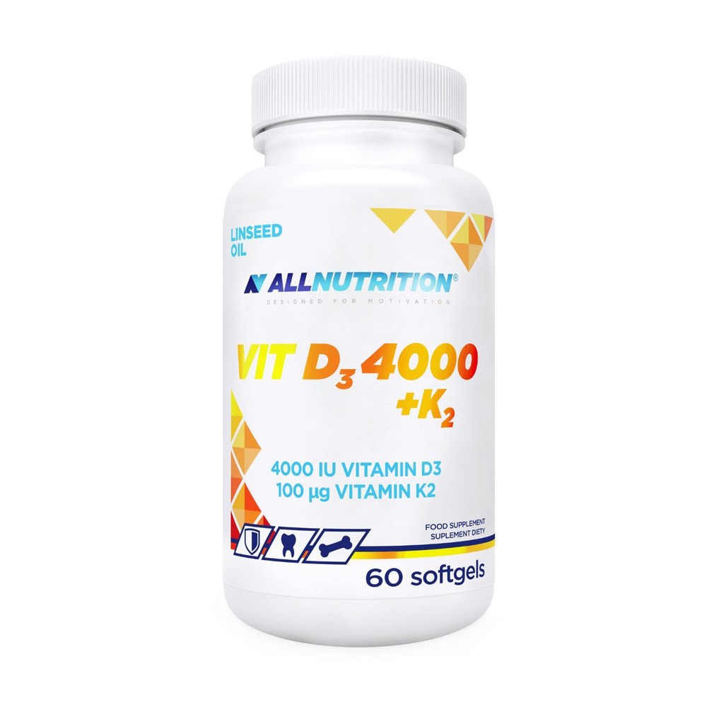Allnutrition Witamina D3 4000 + k2 ODPORNOŚĆ 60 kapsułek