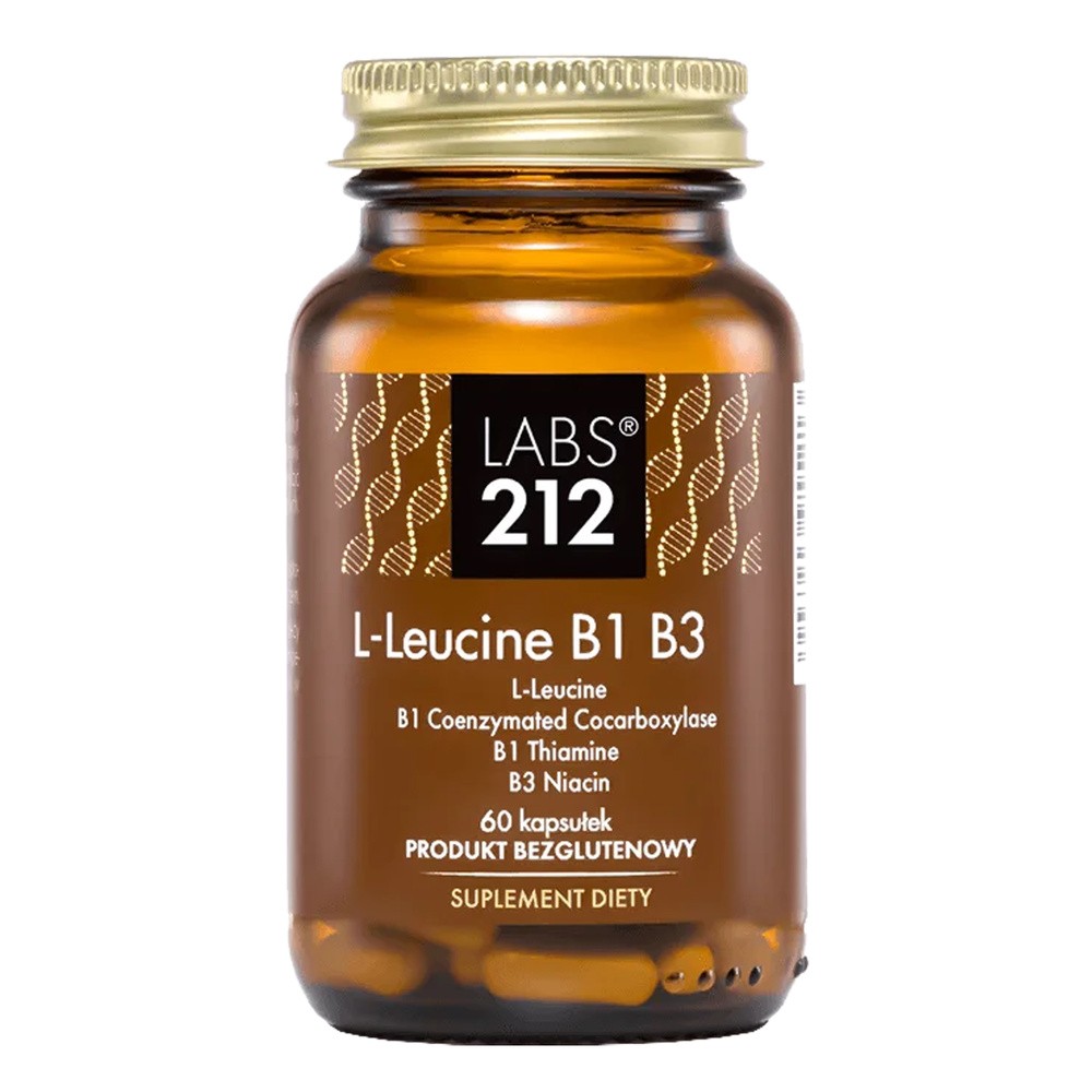 Labs212 L-Leucine B1 B3 (60 kaps.)