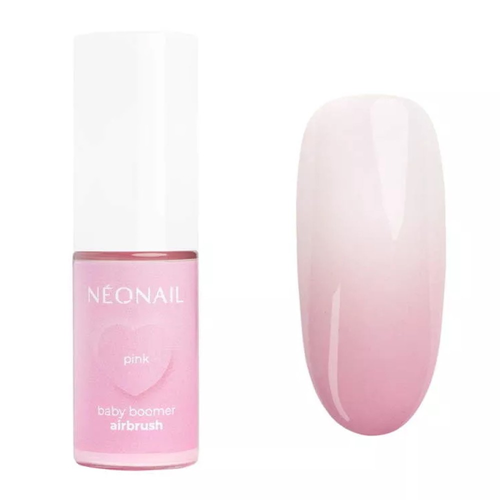 NEONAIL Baby Boomer Airbrush Pink, pyłek do paznokci z atomizerem, różowy, 5 g