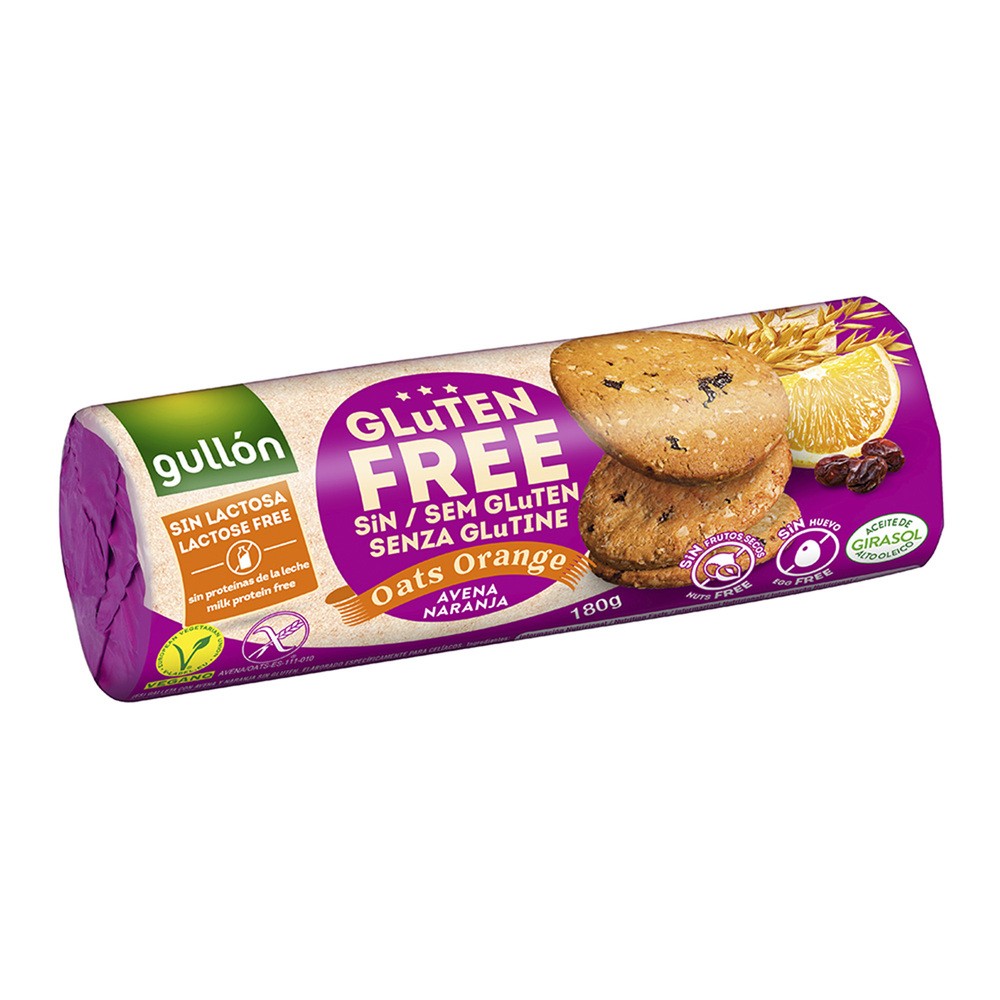 Ciastka owsiane z pomarańczą Gullón Digestive, 180g