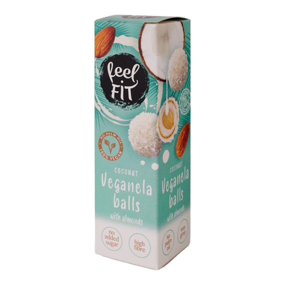 Veganella kulki kokosowe z migdałem 27g