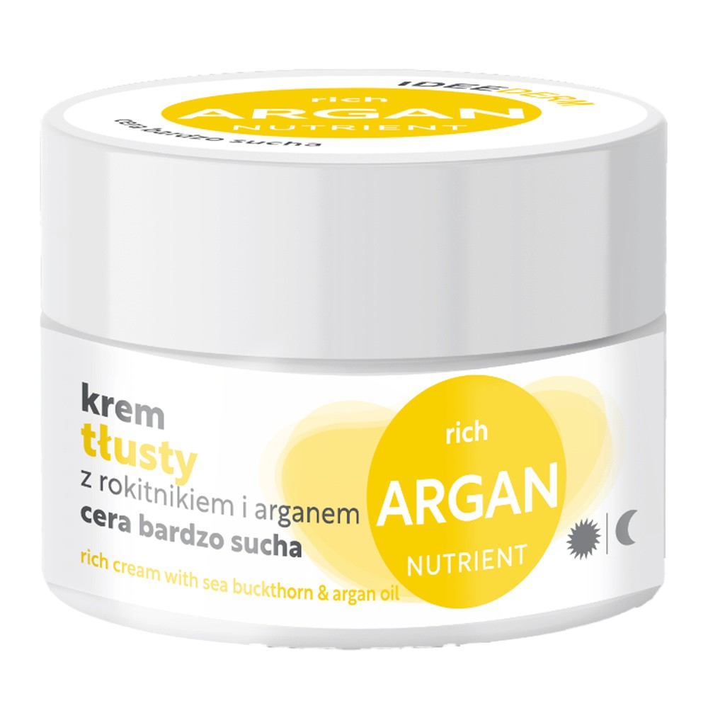 IDEE DERM Krem tłusty z rokitnikiem i olejem arganowym, 50 ml